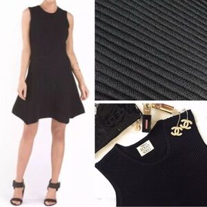 Ronny Kobo Collection Black Sleeveless Fit-and-Flare Dress